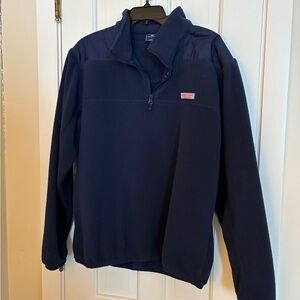 Vineyard Vines Dark Blue Fleece Pullover